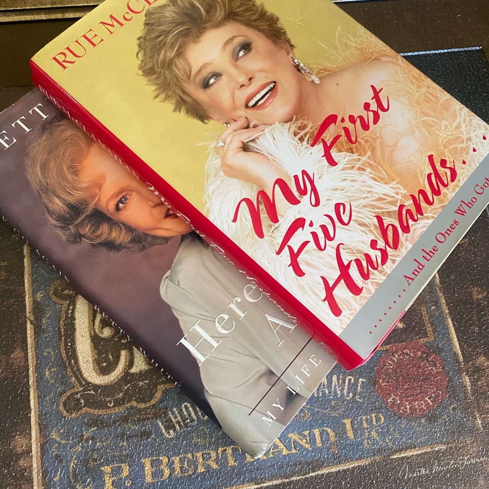 Two Inspiring to hardcover books by Betty White & Rue McCanahan
